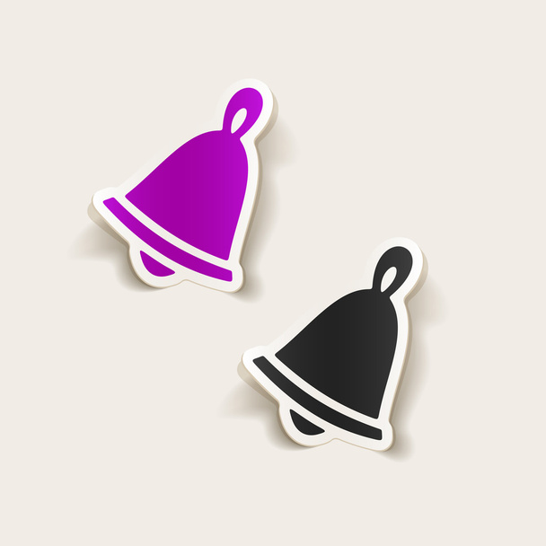 Christmas bell icon - Vector, Image