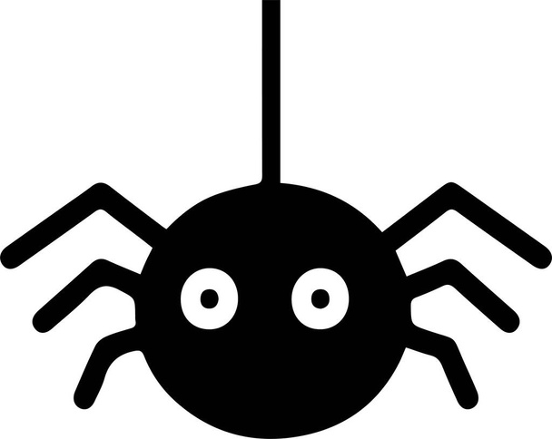Dark spider mini designed used for Halloween sets - Vektor, kép