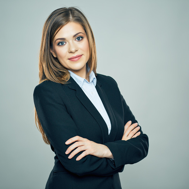 Business woman with crossed arms - Foto, afbeelding