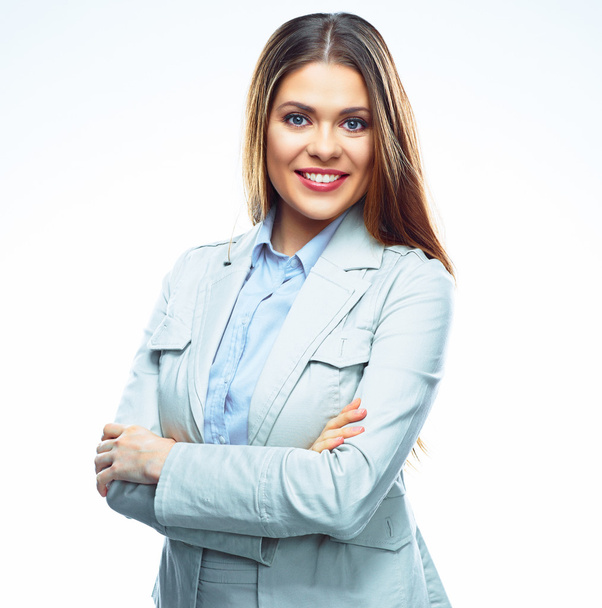 Businesswoman with folded arms - Foto, Imagen