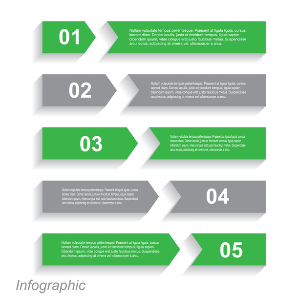 Infographic design template - Vector, imagen