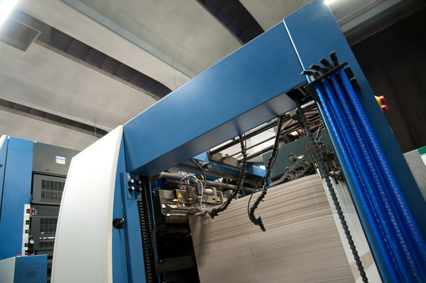 Planta de impresión - Máquina de impresión offset
 - Foto, Imagen