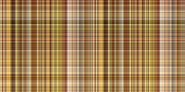Woodland brown tartan seamless border textile. Tonal autumnal forest plaid with organic texture. banner of orange stripe for rough washi tape - Foto, afbeelding