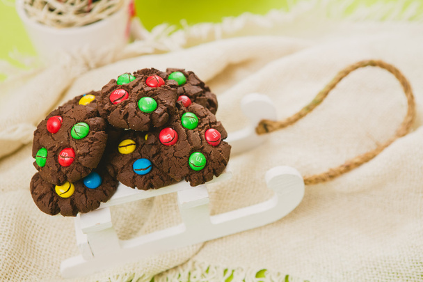 Biscoitos de chocolate
 - Foto, Imagem