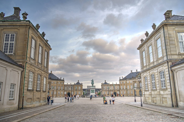 Kodaň historické centrum pohled, Dánsko, pobřežní ostrovy na Zélandu a Amager  - Fotografie, Obrázek