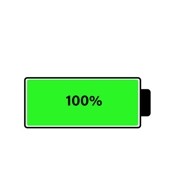 Stato della batteria pieno, metà e vuoto icone modificabili - Foto, immagini