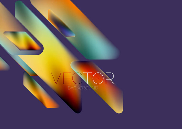 Tech minimal geometric wallpaper. Creative abstract background. Vector illustration for wallpaper banner background or landing page - Vetor, Imagem