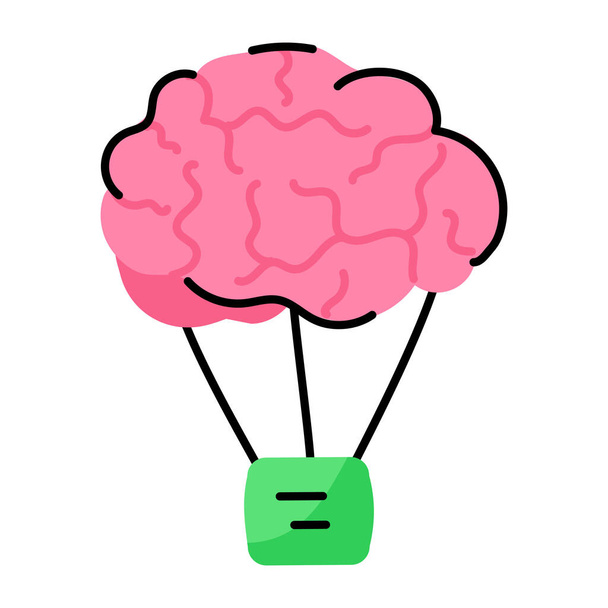 brain icon vector illustration - Вектор, зображення
