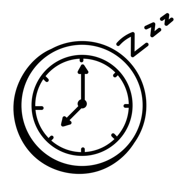 clock. web icon simple illustration - Vektor, Bild