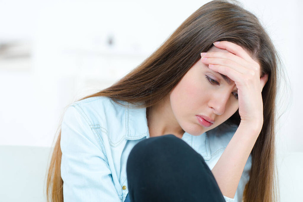 a young woman is a depressed teen - Фото, зображення
