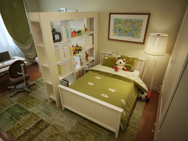 Habitación infantil para niño de estilo moderno
 - Foto, Imagen