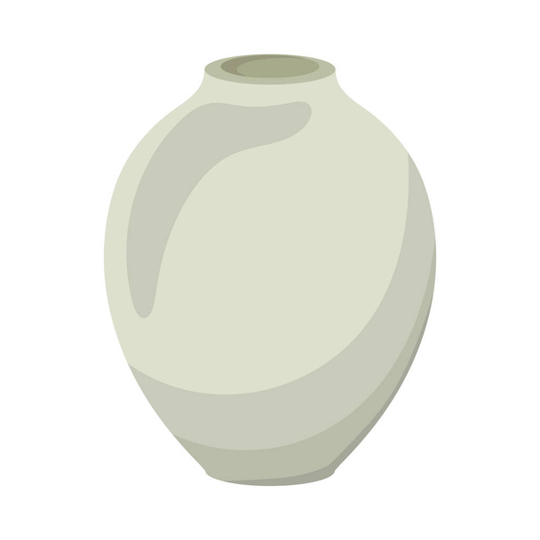 jarra de cerámica coreana icono tradicional - Vector, imagen