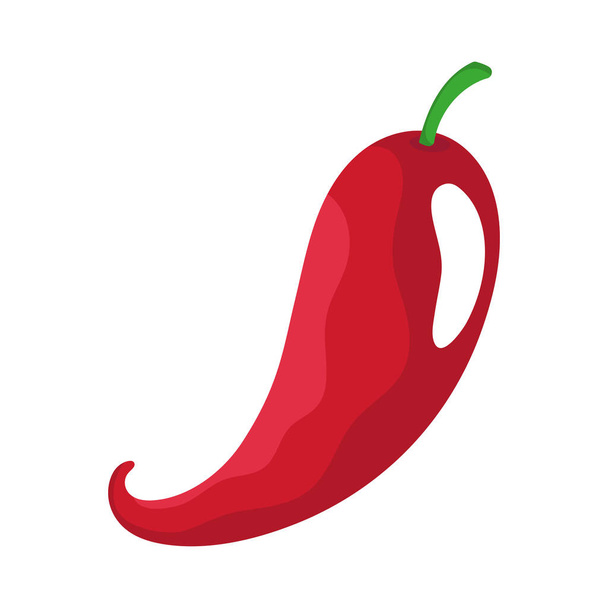 punainen chili pippuri vihannes kuvake - Vektori, kuva