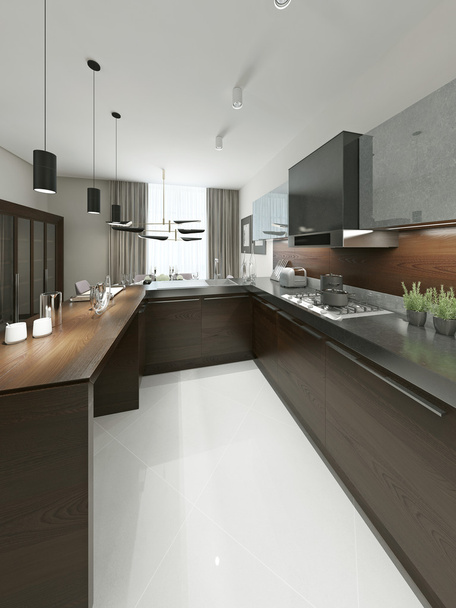 Kitchen contemporary style - Photo, Image
