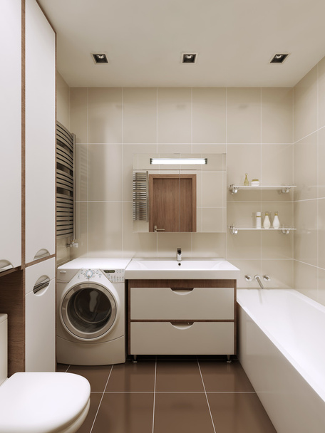 Banheiro em estilo moderno
 - Foto, Imagem