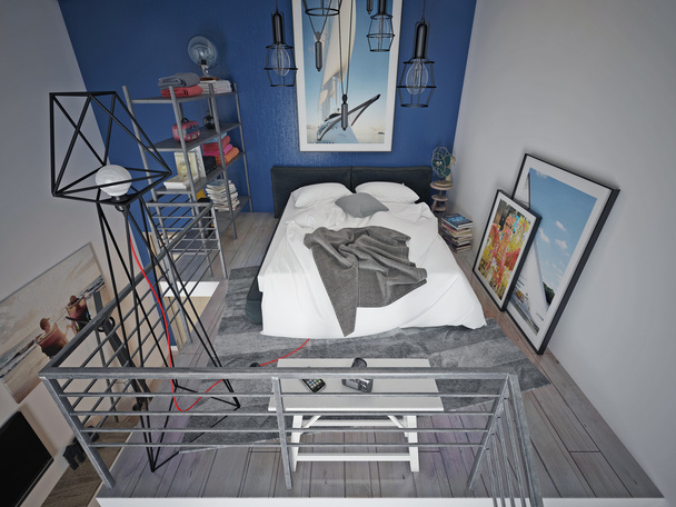 Современный стиль спальни для подростков
 - Фото, изображение