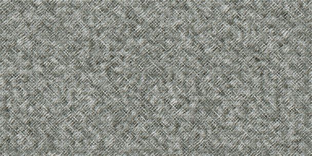 Seamless grossa lã confortável chunky tecer malha textura de fundo. Tileable grosseiro crosshatch manchado padrão de superfície têxtil estofos boucle cinza. Um pano de fundo de renderização 3D de tecido de alta resolução. - Foto, Imagem
