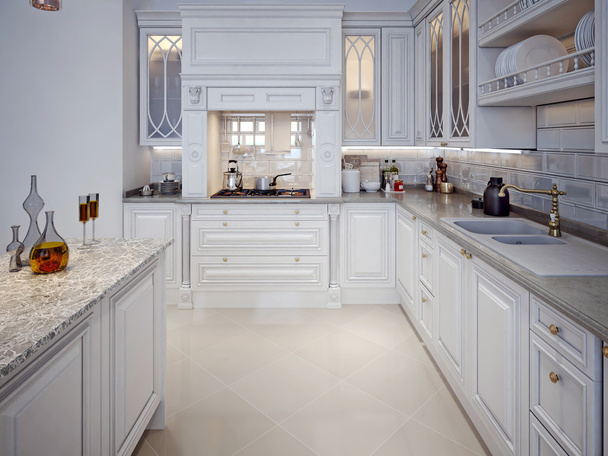 Kitchen in classic style - Photo, Image