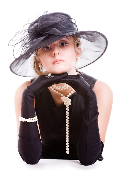 Young women with hat - Foto, Imagen