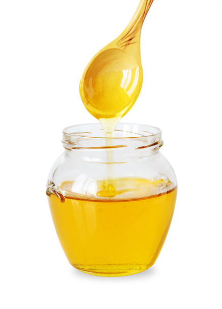 Jar with honey - Foto, Bild