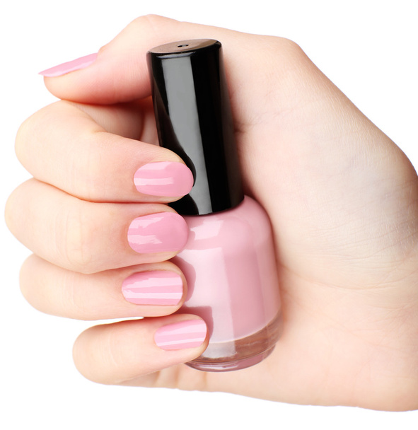 Nail polish in hand - Фото, зображення