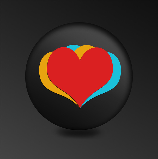 Heart sign icon. love symbol. - Photo, Image