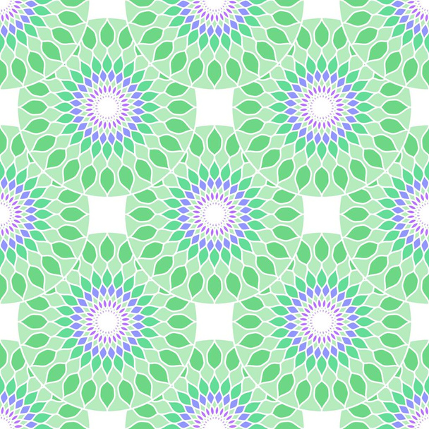 Abstract geometric floral seamless circle flower pattern for wrapping paper and clothes print and kids accessories and fabrics and linens and kitchen textiles. High quality illustration - Фото, изображение