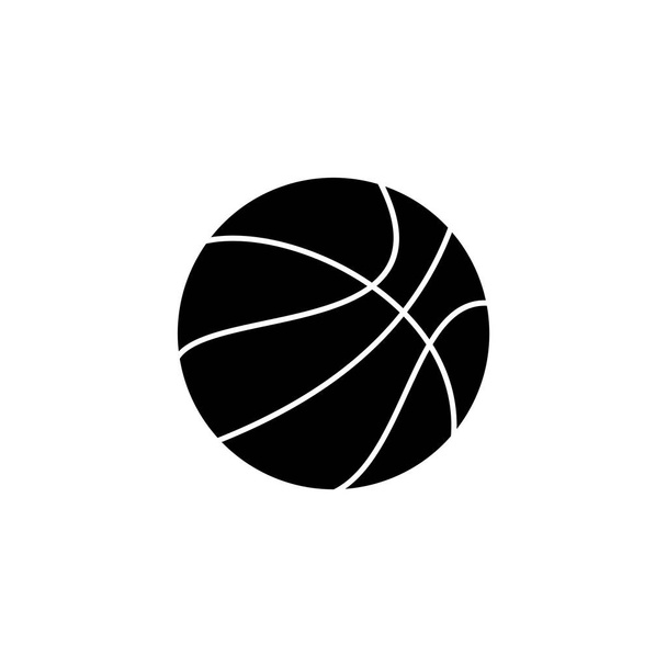 Basketball icon vector for web and mobile app. Basketball ball sign and symbol - Vetor, Imagem
