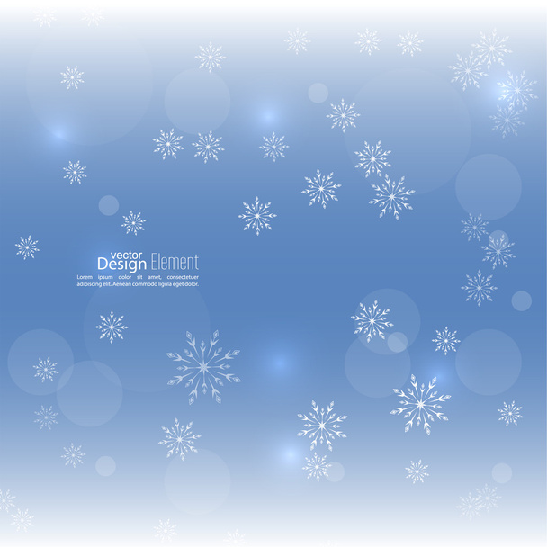Abstract Winter Background - Vetor, Imagem