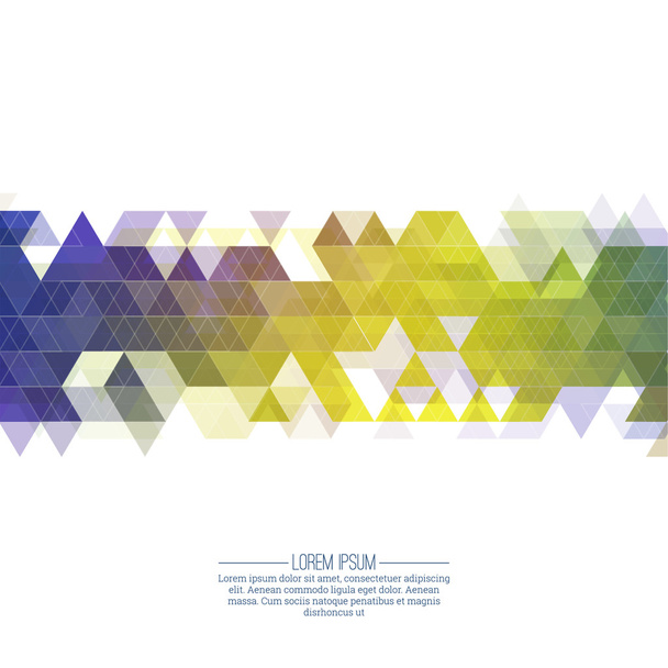 Creative abstract triangle pattern. - Vector, Image