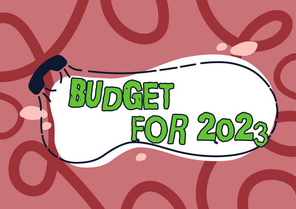 Koncepcyjny wyświetlacz Budżet na 2023 r.Pisemne szacunki dochodów i wydatków na 2023 r., Przegląd działalności Pisemne szacunki dochodów i wydatków na 2023 r. - Zdjęcie, obraz