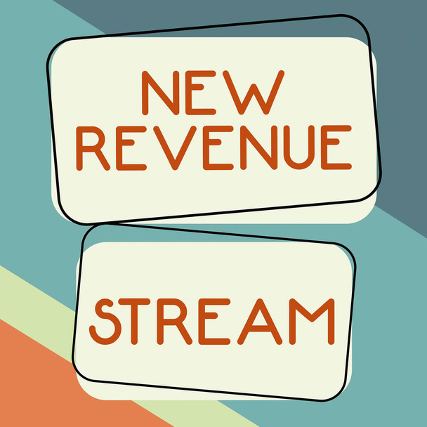Kézírás szöveg New Revenue StreamAdditional Enhanced Source of Income Improved Approach, Word Written on Additional Enhanced Source of Income Improved Approach - Fotó, kép