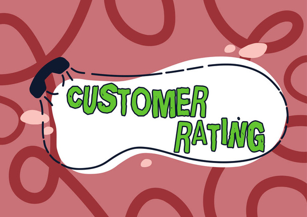 Κείμενο που δείχνει έμπνευση Customer RatingEvery point of the customers enhances the experience, Word for Every point of the customers ενισχύει την εμπειρία - Φωτογραφία, εικόνα