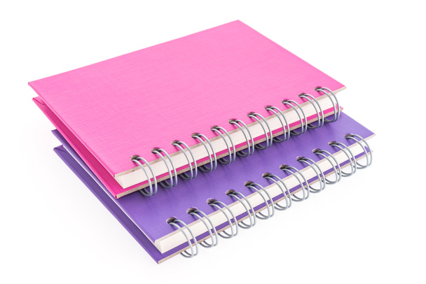 Rózsaszín és lila notebook - Fotó, kép
