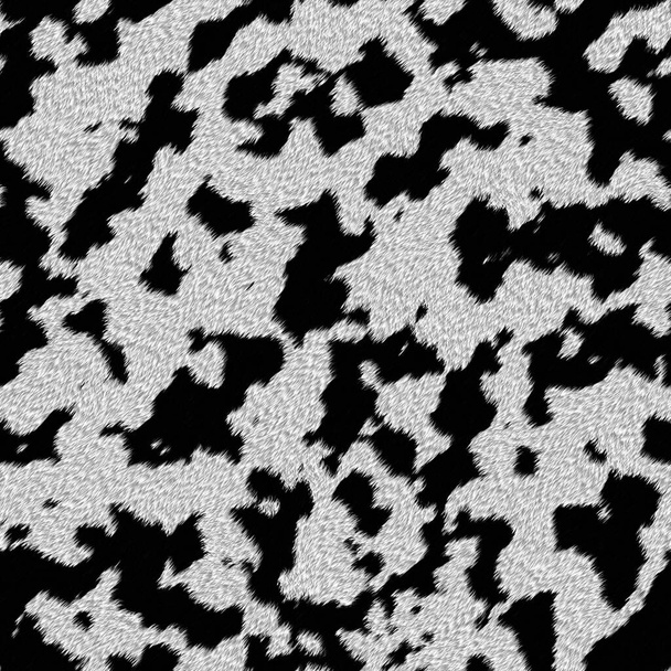 dalmatian dog camouflage seamless pattern texture white background and black spots furry elegant pattern - Photo, Image