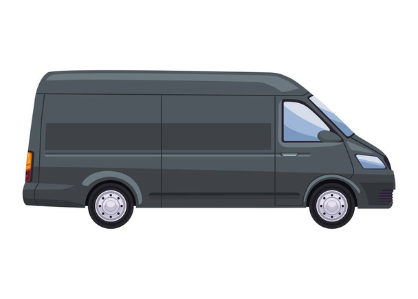 black van mockup style icon - Vector, Image