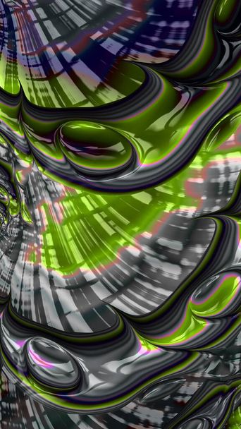 Artistic and imaginative digitally designed abstract 3D fractal background - Photo, Image
