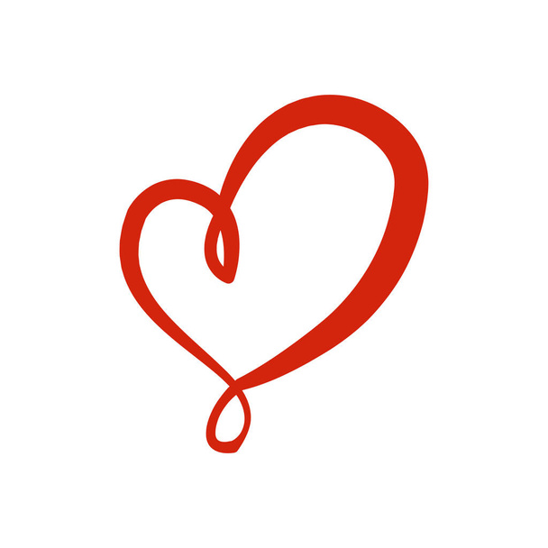 Heart line icon illustration. Simple design editable. Design vector - Vector, Image