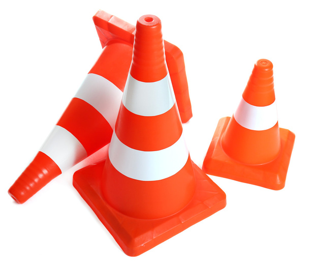 Red Traffic cones - Photo, image