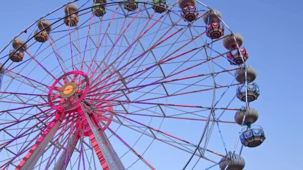 Ferris Wheel in Amusement Park  - Footage, Video