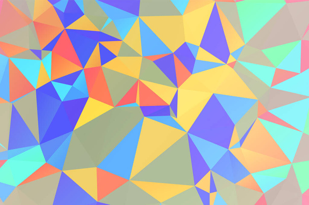 kolorowy streszczenie tło geometryczne z trójkątnym wielokątów. kolorowe mozaiki trójkąta. - Wektor, obraz
