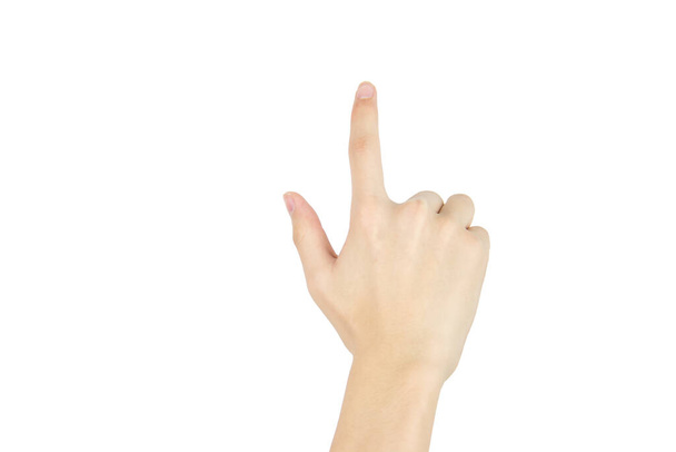 Hand Sign Απομονωμένο σε λευκό φόντο - Φωτογραφία, εικόνα