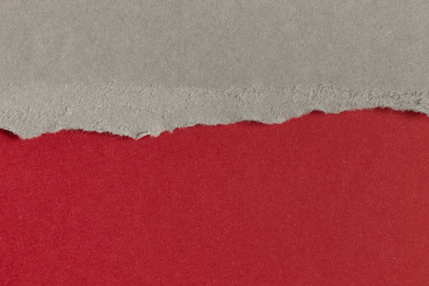 Red gray cardboard paper background. Full frame texture. - Photo, Image