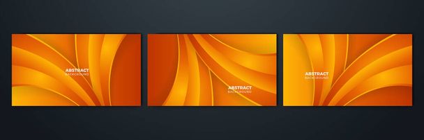 Абстрактный оранжевый и желтый фон - Вектор,изображение