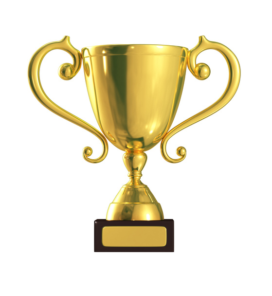 Illustration of golden trophy - Photo, Image