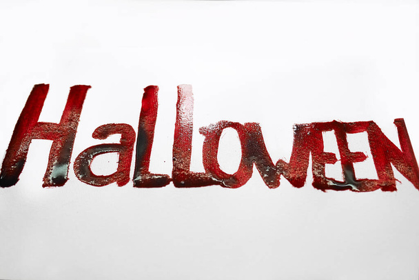 Wold Halloween written by blood - Foto, imagen