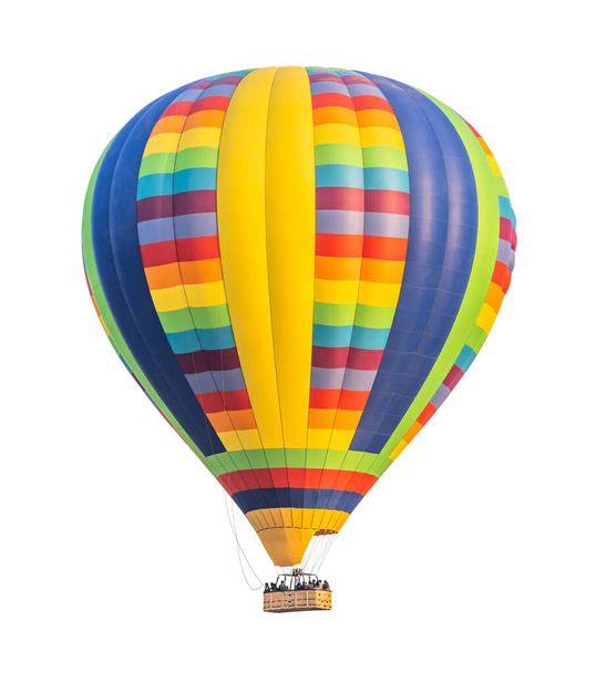 Hot Air Balloon Isolated on a White Background. - Photo, Image