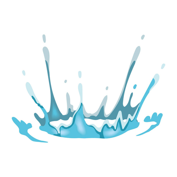 water splash natural resource icon - Vector, Image