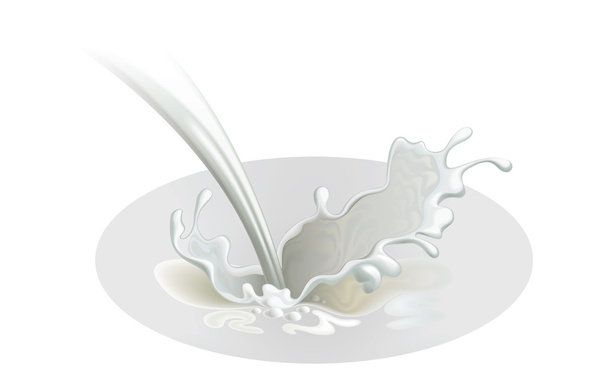 白いミルク - ベクター画像