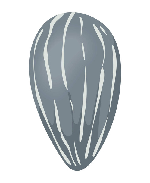 ikona produktu ekologicznego z nasion słonecznika - Wektor, obraz